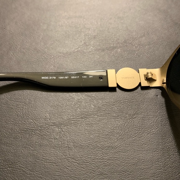 Versace Black/Gold Sunglasses - Picture 3 of 5